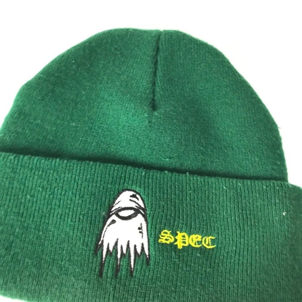 CHROME HEARTS Matty Boy beanie hat knit hat knit cap Knit hat acrylic Green - Picture 2 of 10